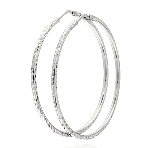 Kõrvarõngad hõbe, 43 mm