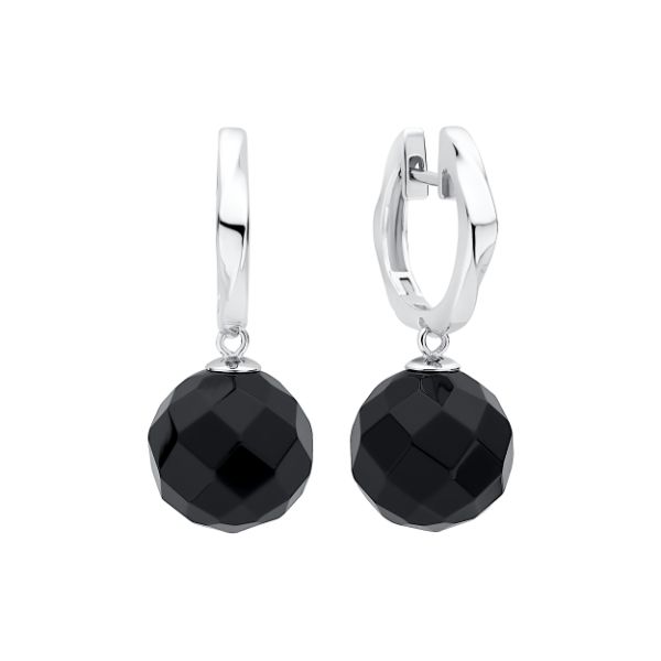 Kõrvarõngad hõbe, oonüks