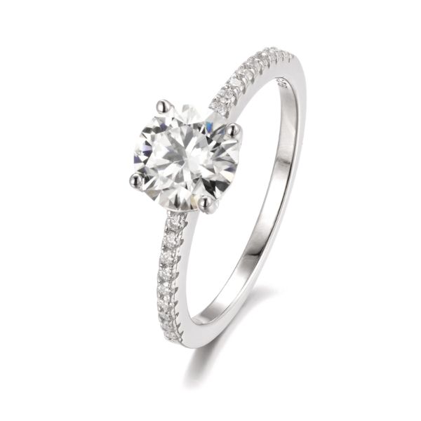 Alberto Martini sõrmus hõbe, moissaniit