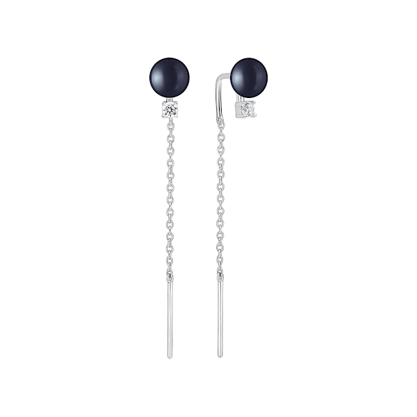 Kõrvarõngad hõbe, pärl