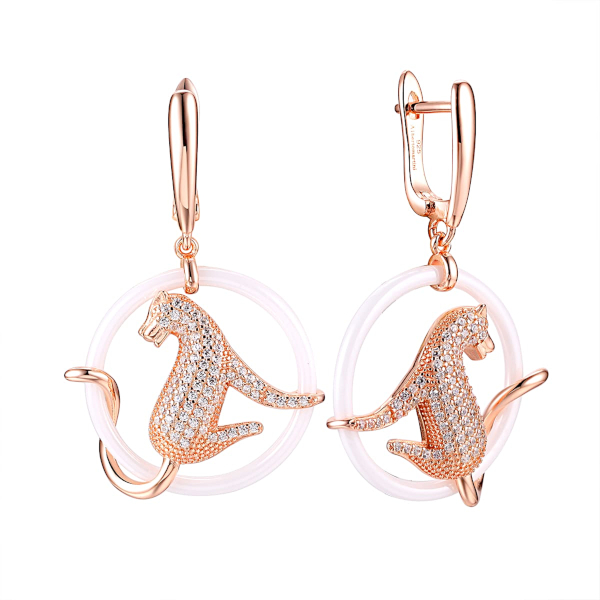 Alberto Martini kõrvarõngad, hõbe, keraamika