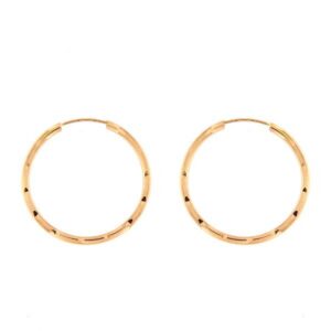 Kõrvarõngad kuld 25 mm