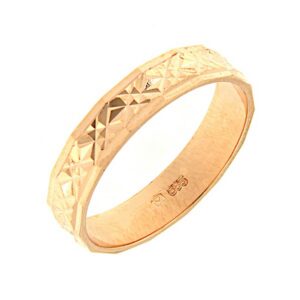 Abielusõrmus kuld, 4 mm