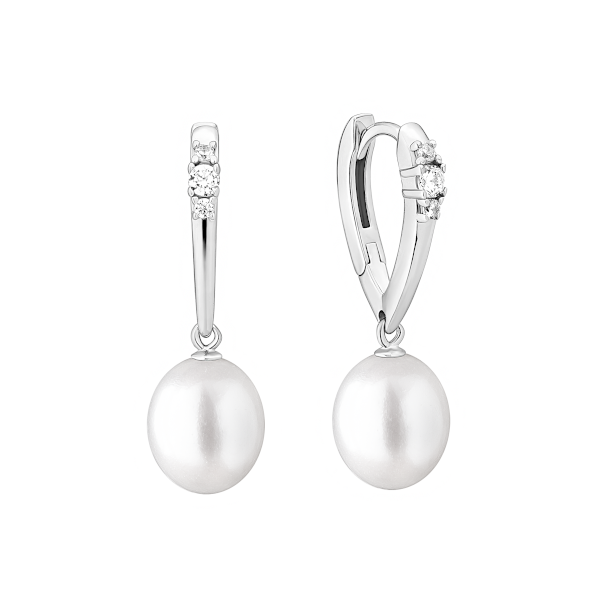 Kõrvarõngad hõbe pärl