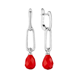 Kõrvarõngad hõbe,korall